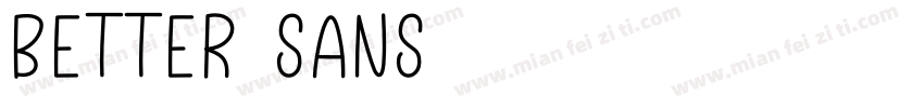 better sans字体转换